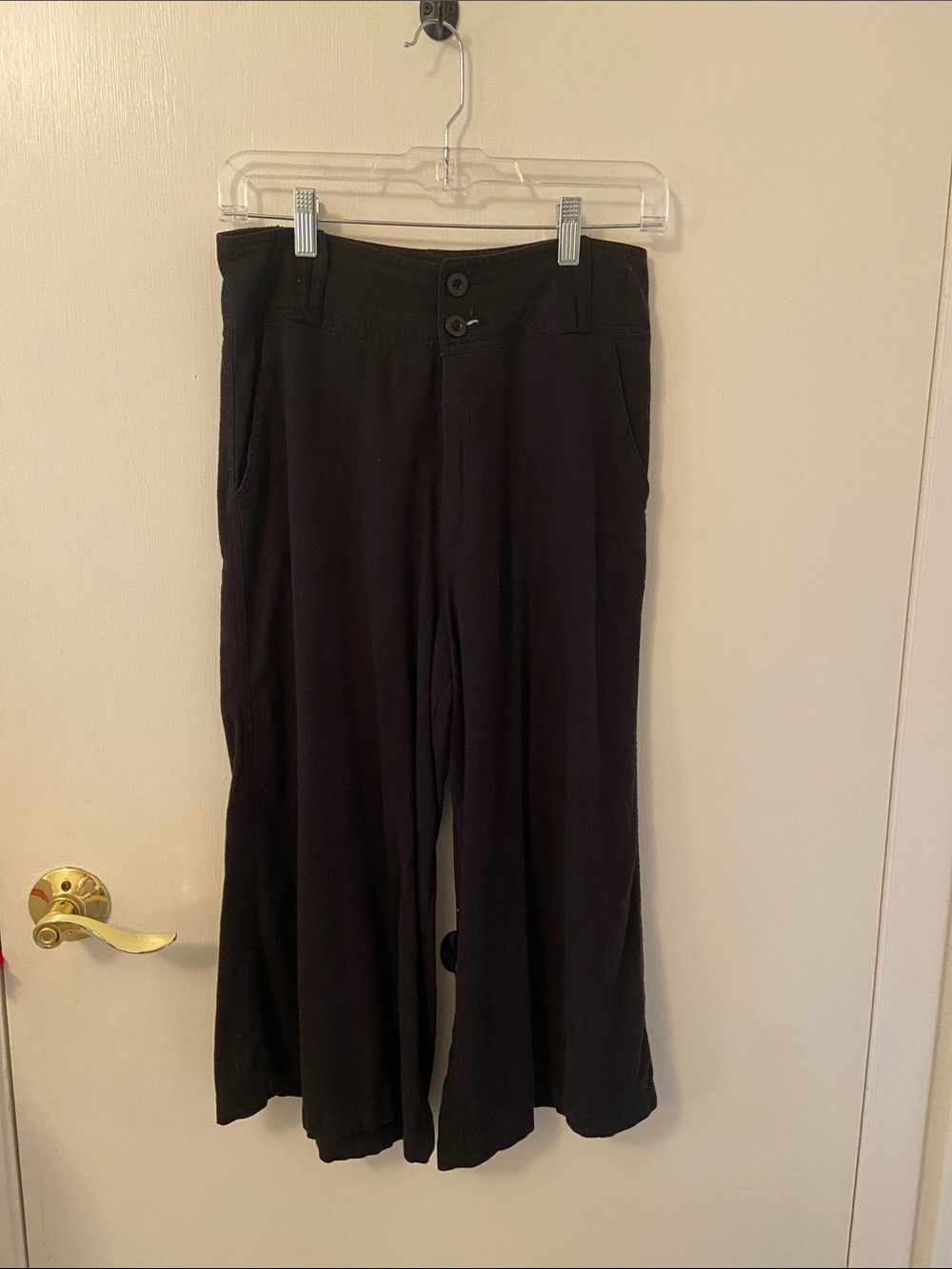 Wide Leg Women’s Pants - Black